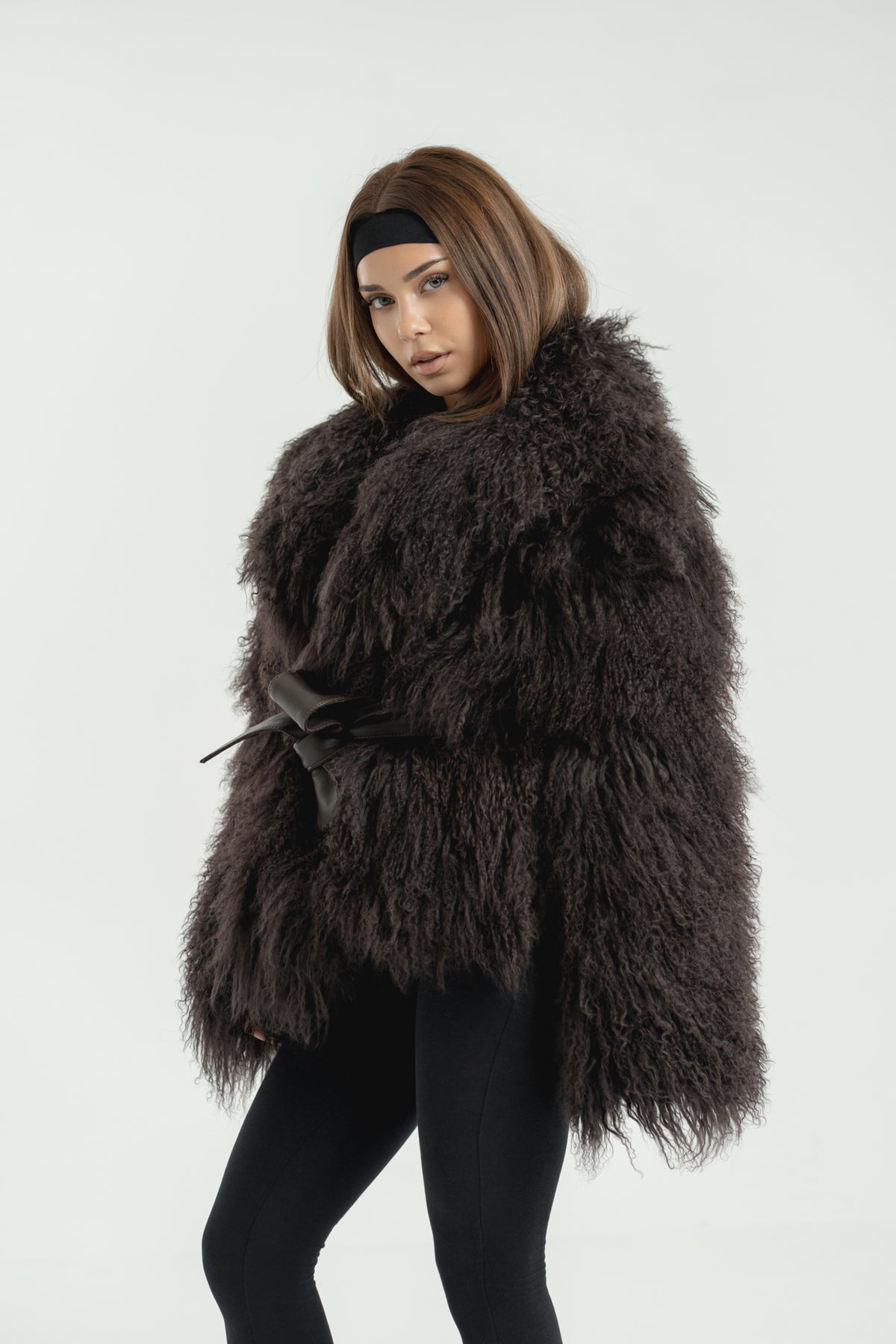 Miel tibetan (Mongolian/Tibetan Lamb) - Dark Brown