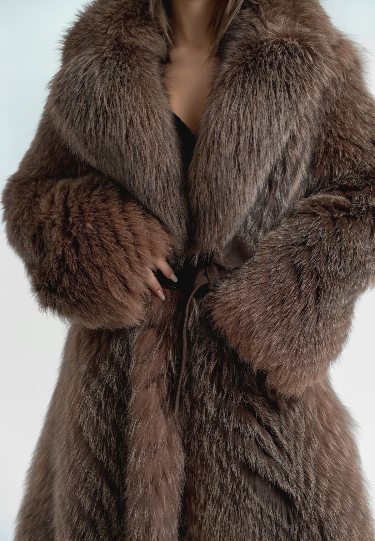 Blana din vulpe Brown Frost